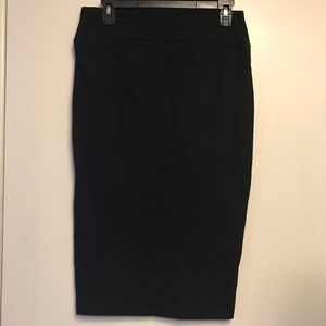 Black Midi Pencil Skirt NWOT
